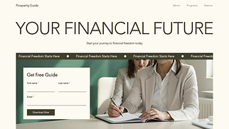 Landing Pages website templates - Lead Generation Landing Page (Bold)